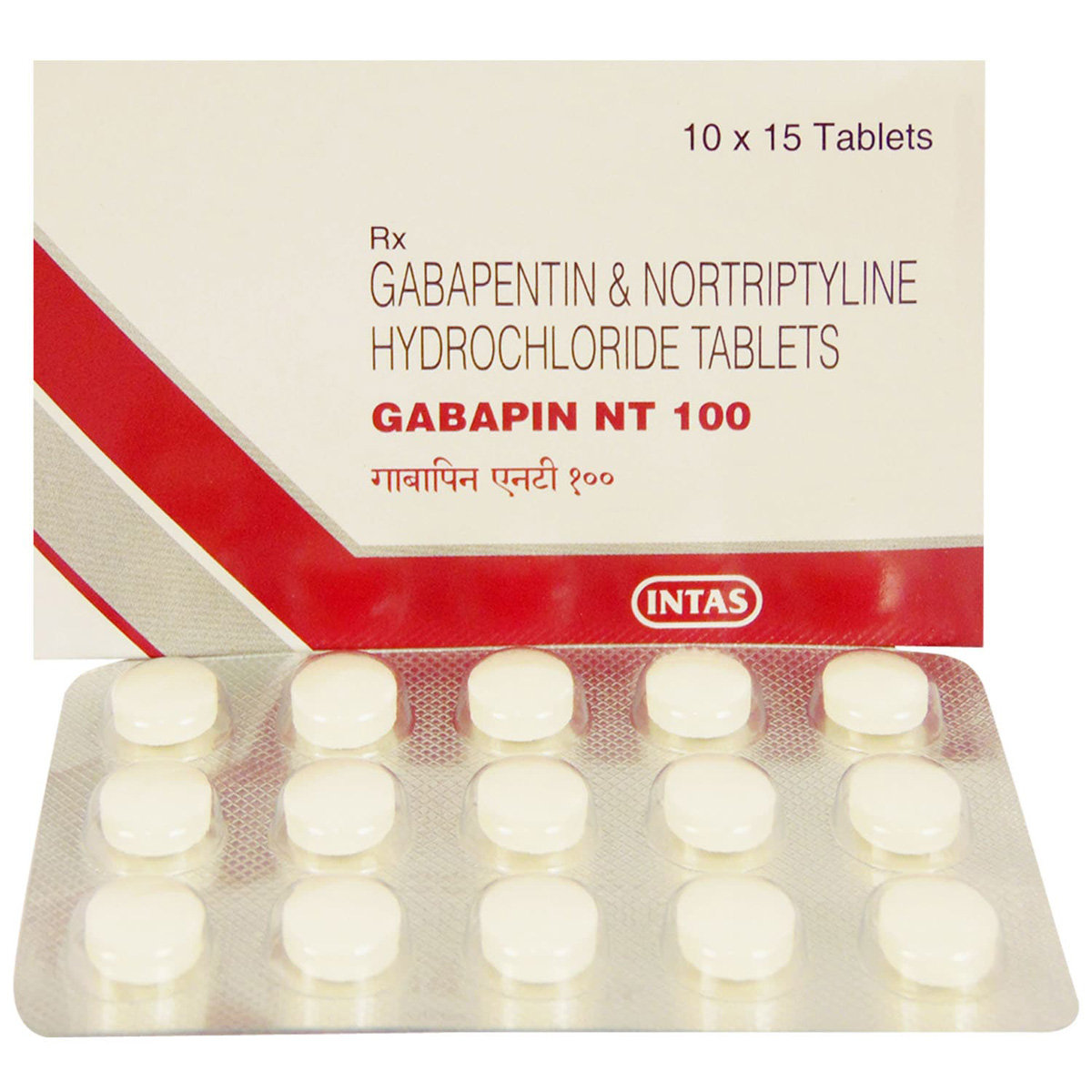 Gabapin NT 100 Tablet 15's, Pack of 15 TABLETS Gabapin NT 100 Tablet 15's, Pack of 15 TABLETS