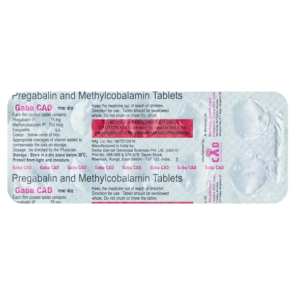 Gaba CAD Capsule 10's