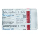 Gabadon-100 Tablet 10's, Pack of 10 TabletS