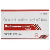 Gabaneuron NT 400 Tablet 10's, Pack of 10 TABLETS