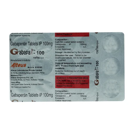 Gabapax-100 Tablet 15's