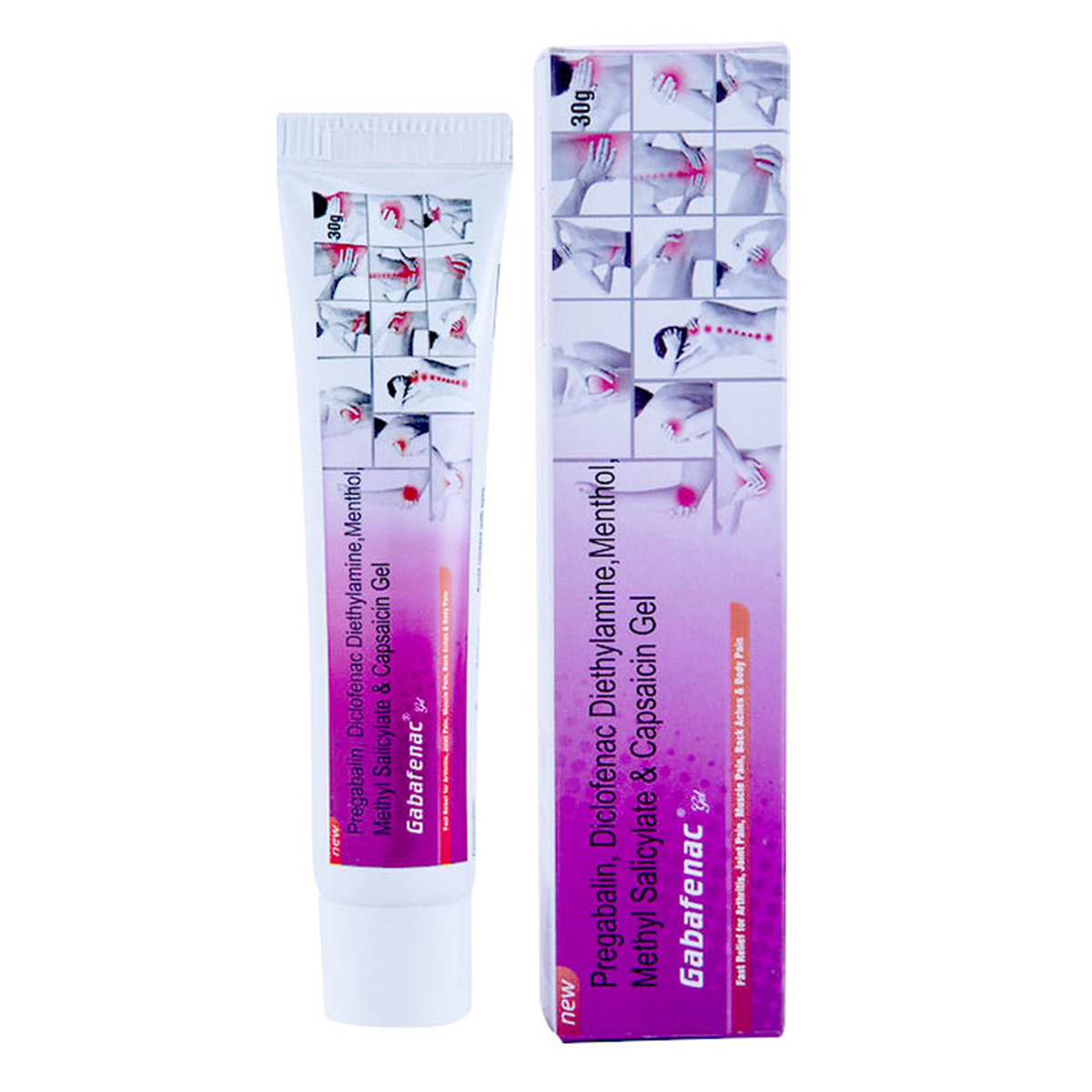 New Gabafenac Gel 30 gm, Pack of 1 New Gabafenac Gel 30 gm, Pack of 1