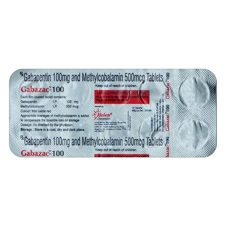 Gabazac-100Mg Tablet 10'S