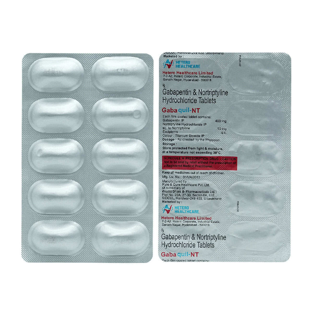 Gabaquil-NT Tablet 10's, Pack of 10 TABLETS Gabaquil-NT Tablet 10's, Pack of 10 TABLETS