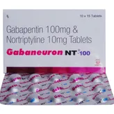 Gabaneuron NT 100 Tablet 15's, Pack of 15 TABLETS