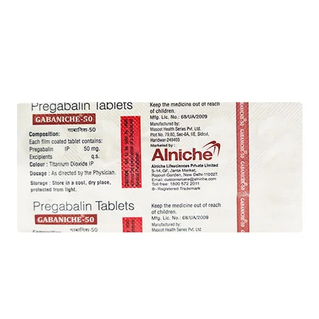 Gabaniche 50 Tablet 10's