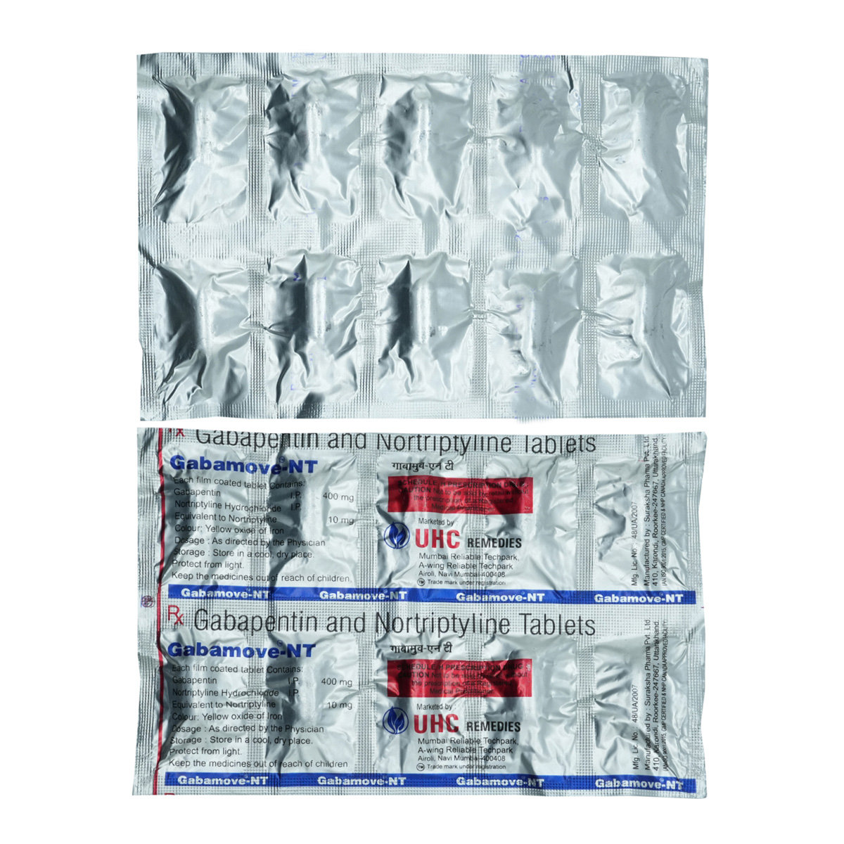 Gabamove-NT Tablet 10's, Pack of 10 TABLETS Gabamove-NT Tablet 10's, Pack of 10 TABLETS