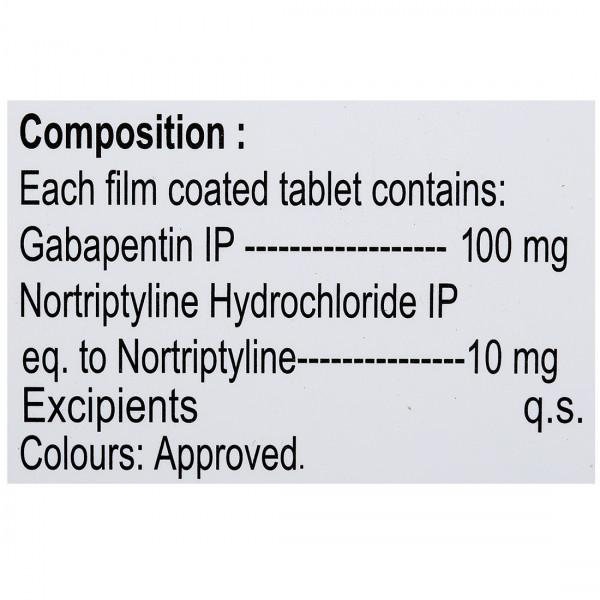 Gabapax NT 100 Tablet 15's, Pack of 15 TABLETS Gabapax NT 100 Tablet 15's, Pack of 15 TABLETS