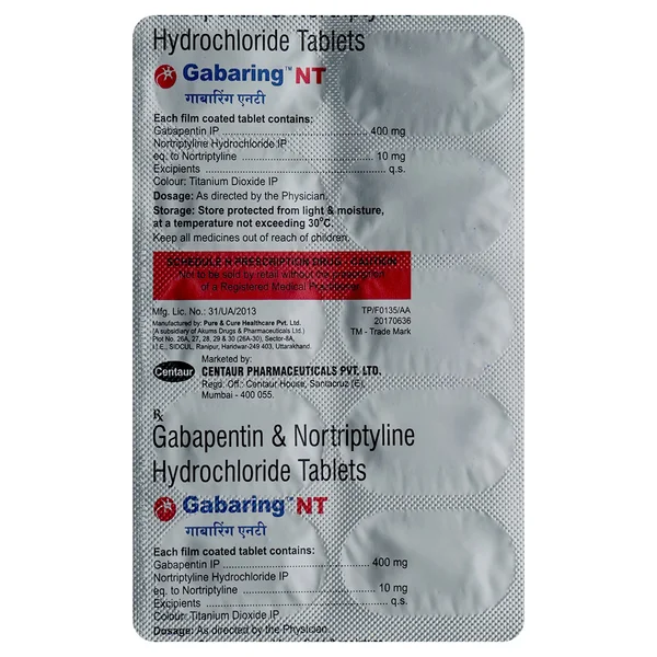 Gabaring NT Tablet 10's