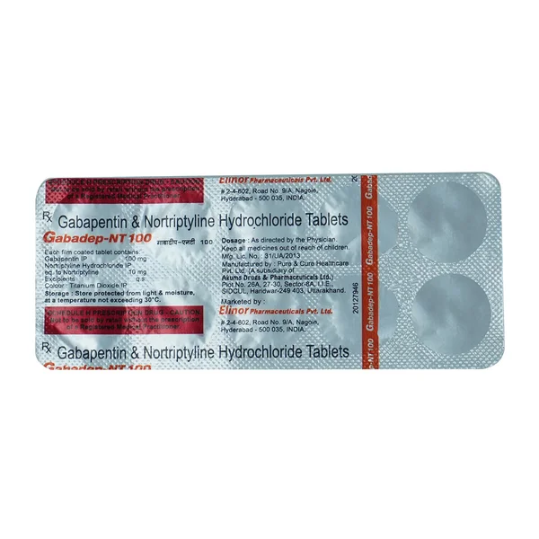 Gabadep-NT 100 Tablet 10's, Pack of 10 TABLETS