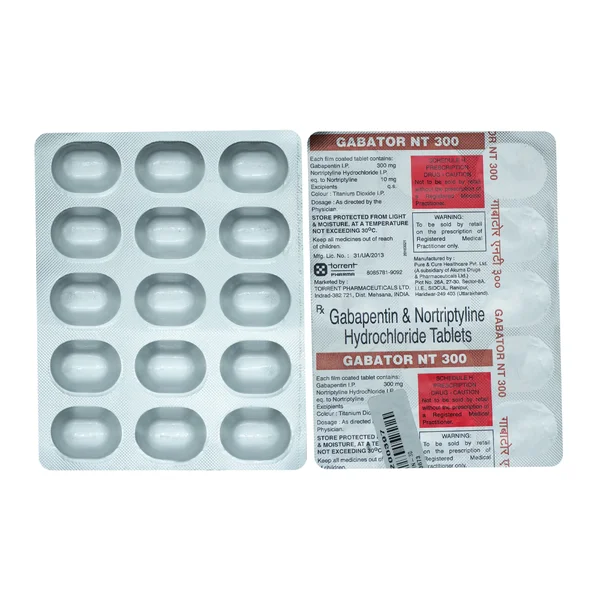 Gabator NT 300 Tablet 15's, Pack of 15 TABLETS