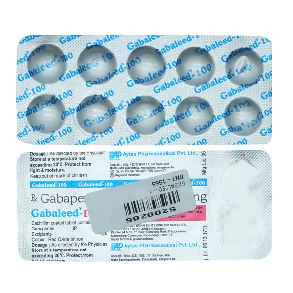 Gabaleed-100 Tablet 10's, Pack of 10 TABLETS