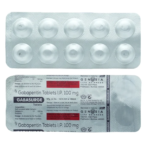 Gabasurge 100 Tablet 10's
