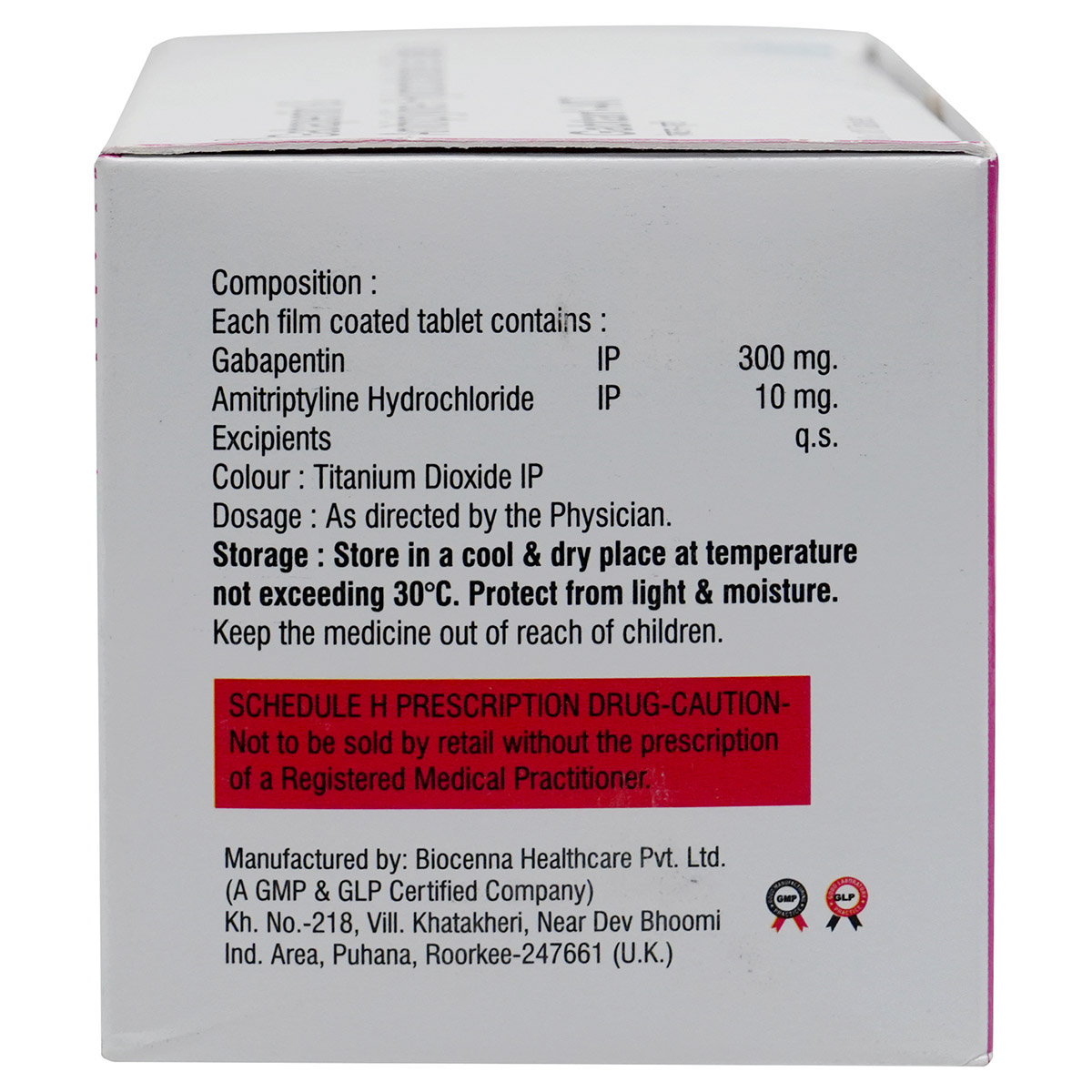 Gabtan-AT Tablet 10's, Pack of 10 TabletS Gabtan-AT Tablet 10's, Pack of 10 TabletS