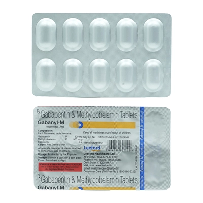 Gabanyl-M Tablet 10's, Pack of 10 TabletS