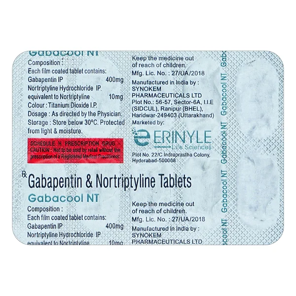 Gabacool NT Tablet 10's, Pack of 10 TABLETS