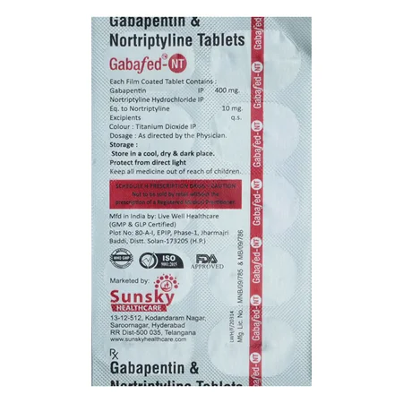 Gabafed-NT Tablet 10's