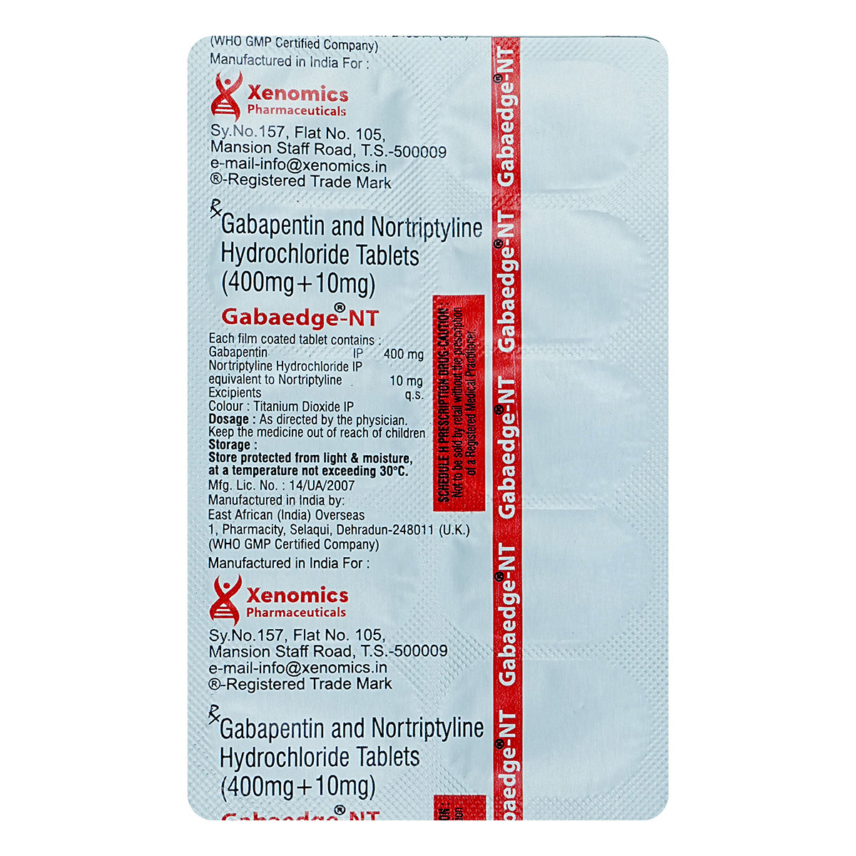 Gabaedge-NT Tablet 10's, Pack of 10 TABLETS Gabaedge-NT Tablet 10's, Pack of 10 TABLETS