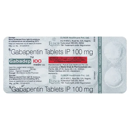 Gabadep 100 Tablet 10's