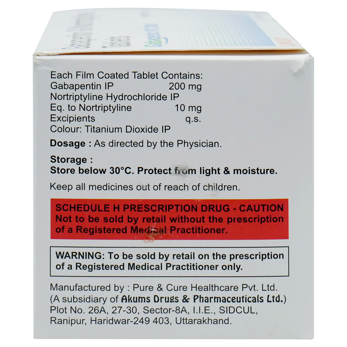 Gabagesic NT 200 Tablet 10's, Pack of 10 TabletS Gabagesic NT 200 Tablet 10's, Pack of 10 TabletS