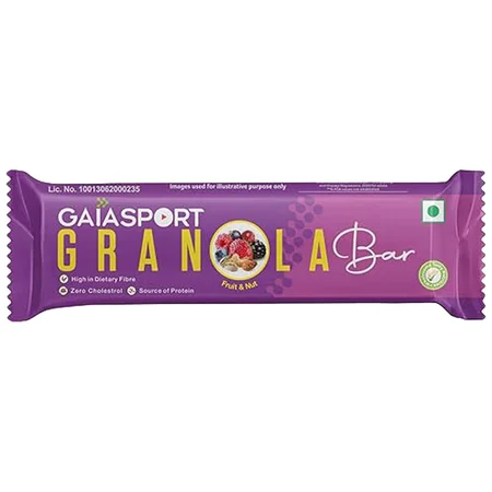 Gaiasport Fruit & Nut Granola Bar, 50 gm