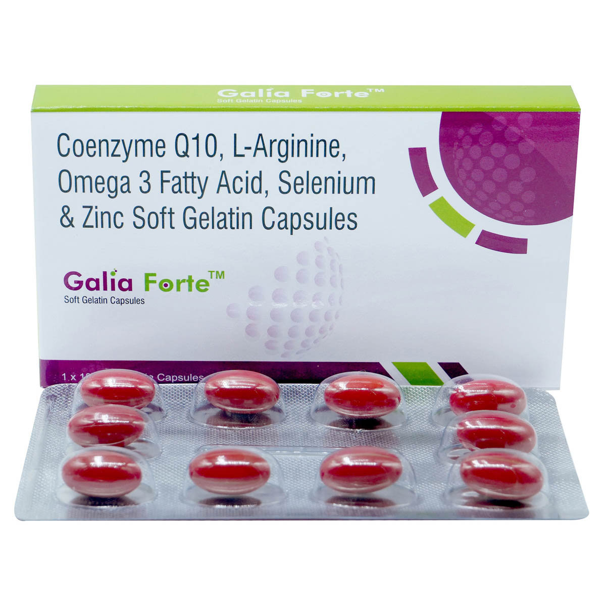 Galia Forte Softgel Capsule 10's, Pack of 10 Galia Forte Softgel Capsule 10's, Pack of 10