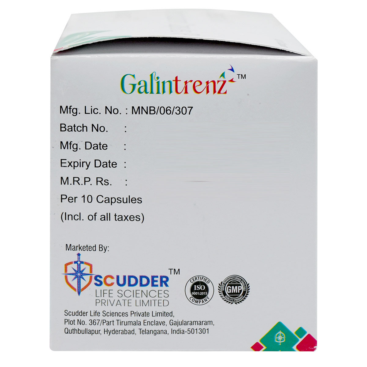 Galintrenz Capsule 10's, Pack of 10 CapsuleS Galintrenz Capsule 10's, Pack of 10 CapsuleS