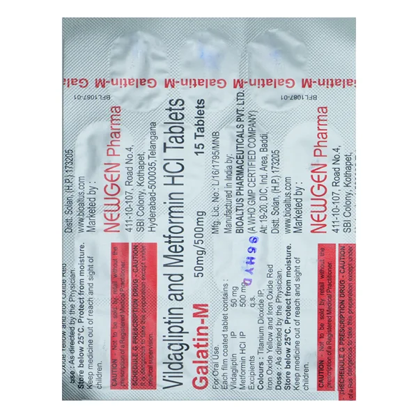 Galatin-M Tablet 15's, Pack of 15
