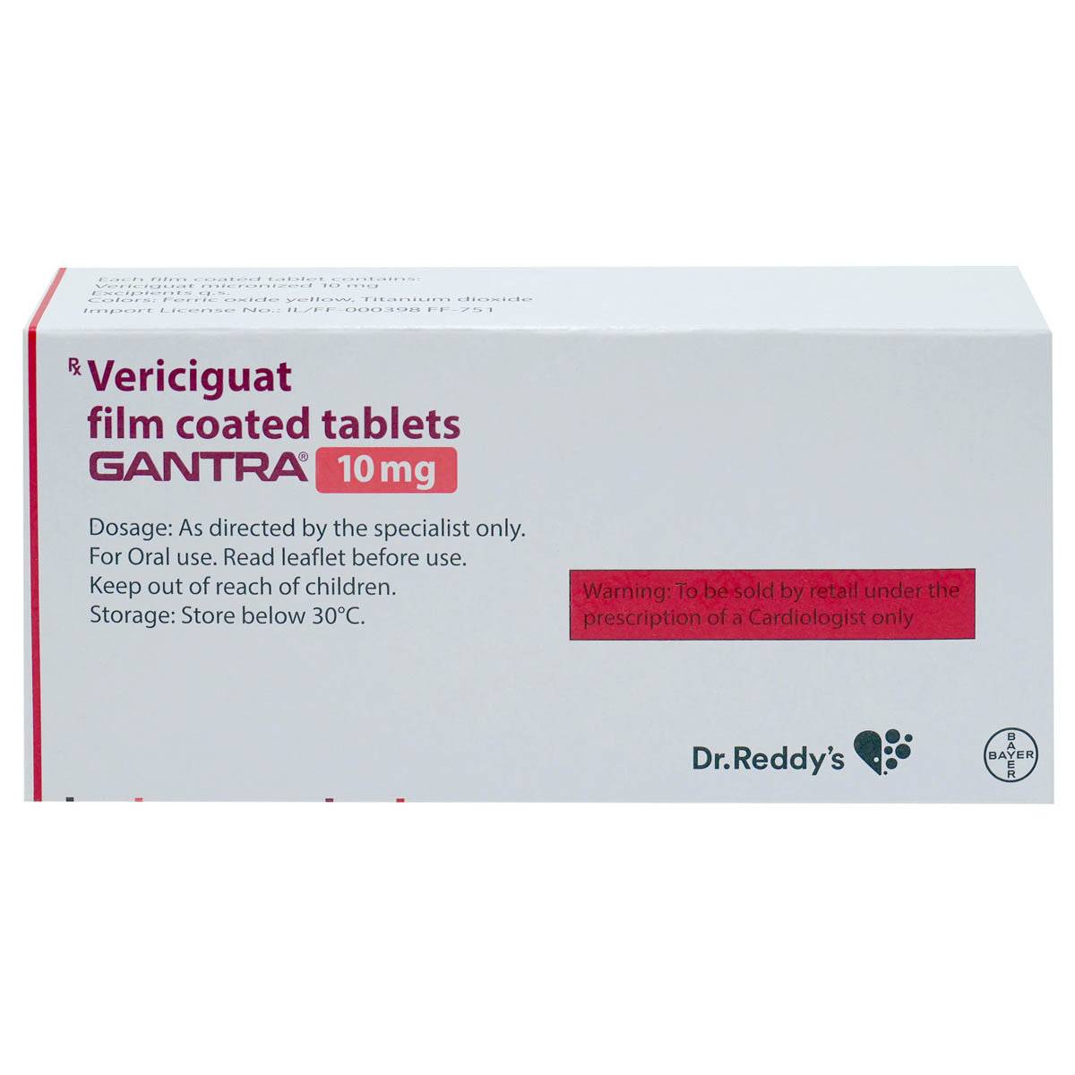 Gantra 10 mg Tablet 14's, Pack of 14 TABLETS Gantra 10 mg Tablet 14's, Pack of 14 TABLETS