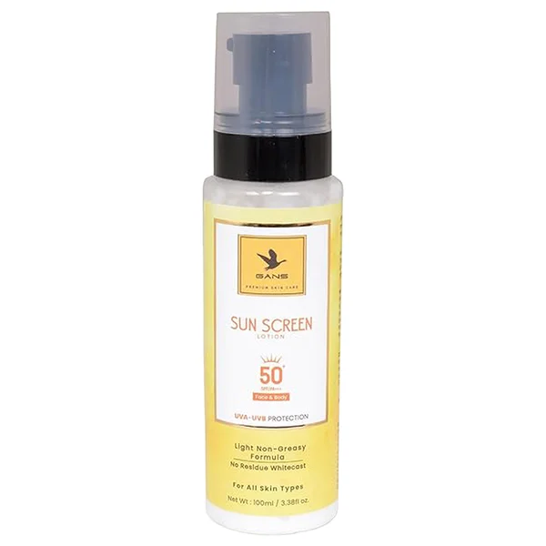 Gans Spf50+ Pa+ Sun Screen Lotion, 100 ml