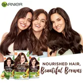 Garnier Color Naturals Shade 5 Light Brown Creme Hair Color, 1 Kit, Pack of 1
