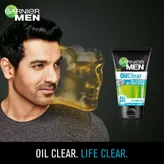 Garnier Men Oil Clear Clay D-Tox Deep Cleansing Icy Face Wash, 100gm, Pack of 1