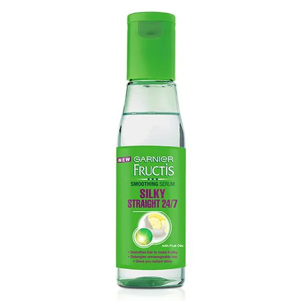 Garnier Fructis Smoothing Serum 40 ml | 24/7 Silky Straight Hair | Detangles &amp; Smoothens Hair, Pack of 1
