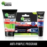 Garnier Men Acno Fight Anti-Pimple Face Wash 100 gm | Salicylic Acid &amp; Herba Repair | Fights 99.9% Pimple Causing Germs | For Pimple Problem, Pack of 1