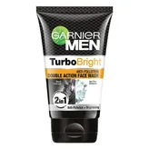 Garnier Men Turbo Bright Double Action Facewash, 100 gm, Pack of 1