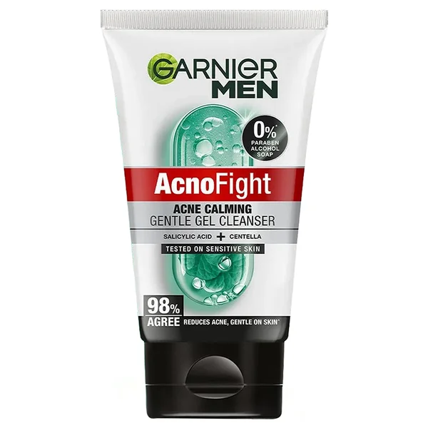 Garnier Men Acnofight Gentle Gel Cleanser, 100 gm, Pack of 1