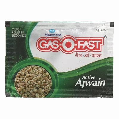 Gas-O-Fast Active Ajwain Sachet, 5 gm, Pack of 1