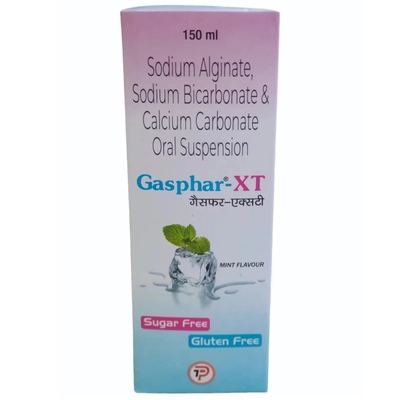 Gasphar-XT Sugar Free Mint Suspension 150 ml, Pack of 1 SUSPENSION