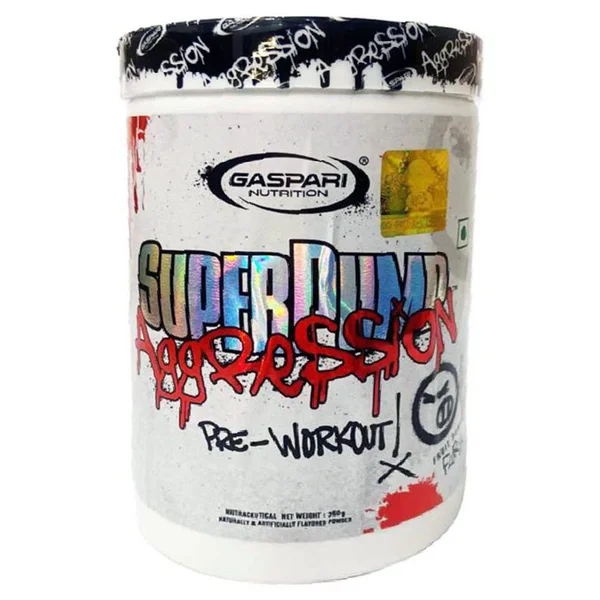 Gaspari Nutrition Superpump Aggression Pre-Workout Powder, 360 gm