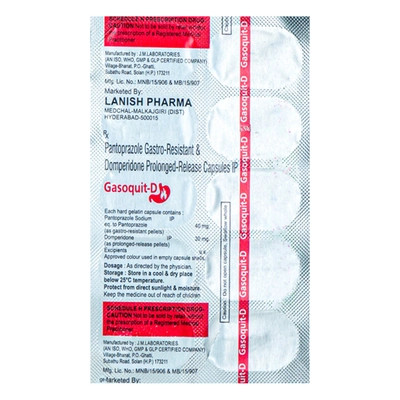 Gasoquit-D Capsule 10's, Pack of 10 CapsuleS