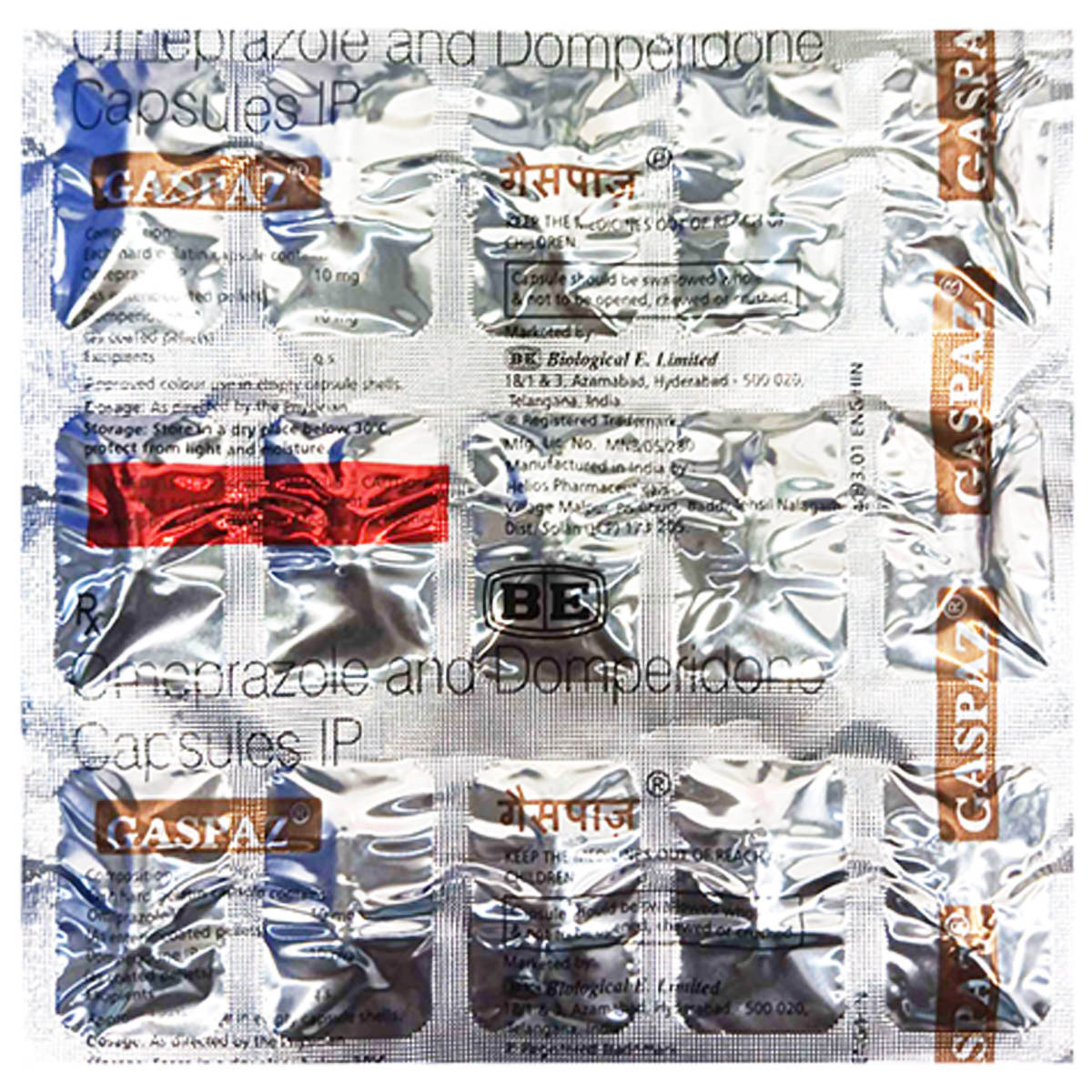 Gaspaz Capsule 15's, Pack of 15 TabletS Gaspaz Capsule 15's, Pack of 15 TabletS