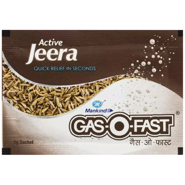 Gas-O-Fast Active Jeera Sachet, 120 Sachets