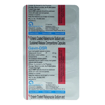 Gavin-Dsr Capsule 10'S, Pack of 10 CapsuleS