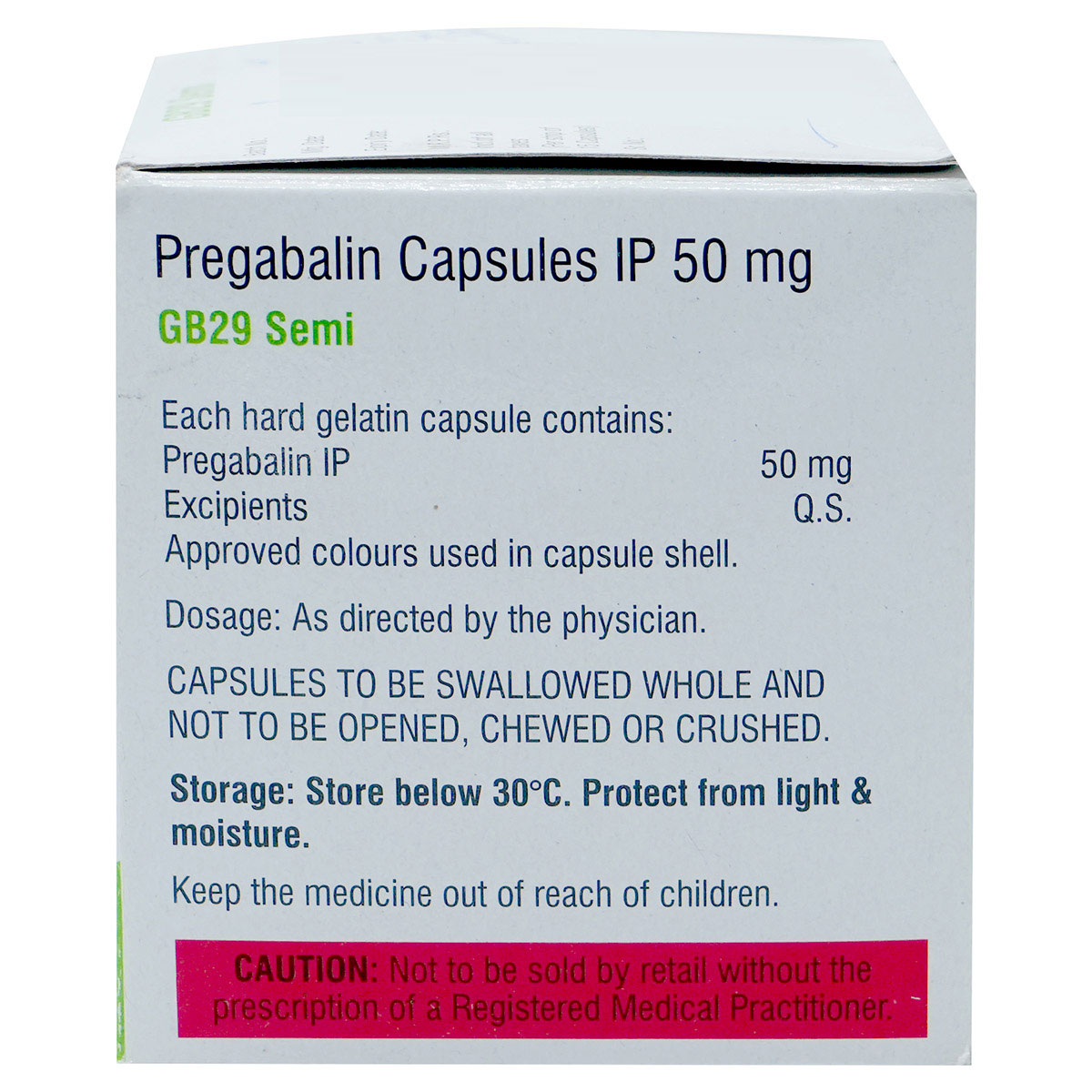 GB29 Semi Capsule 15's, Pack of 15 CapsuleS GB29 Semi Capsule 15's, Pack of 15 CapsuleS