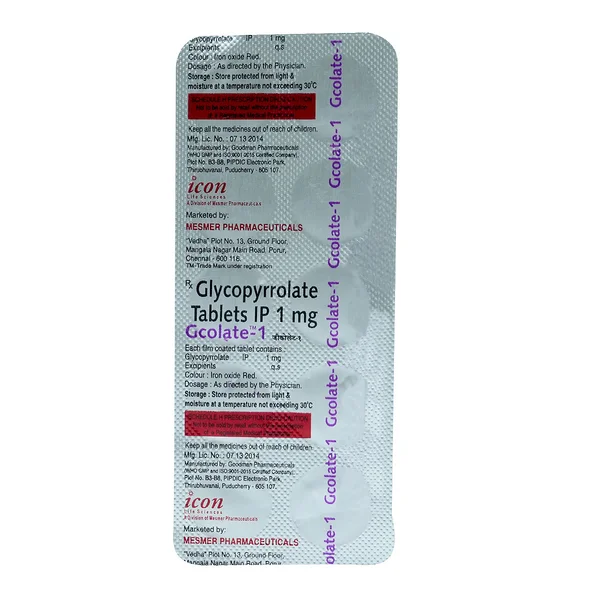 Gcolate-1 Tablet 10's