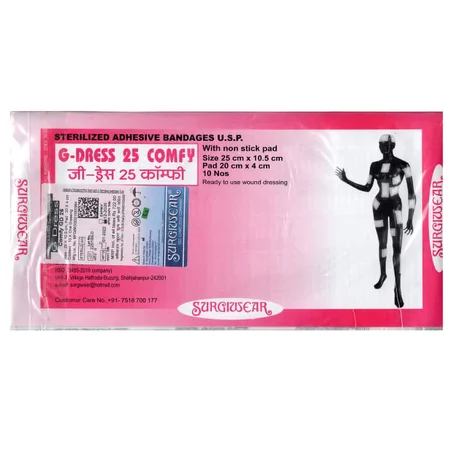 G-Dress Comfy Gd 25X10.5Cm Adhesive Bandage (Surgiwear)