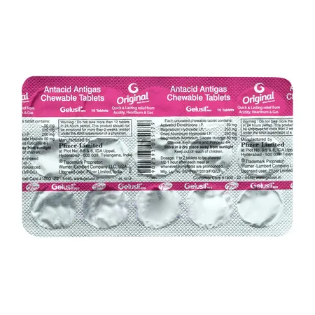 Gelusil MPS Mint Chewable Tablet 15's