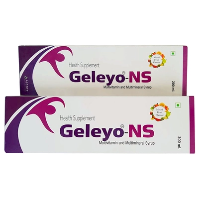 Geleyo-NS Mixed Fruit Syrup 200 ml, Pack of 1