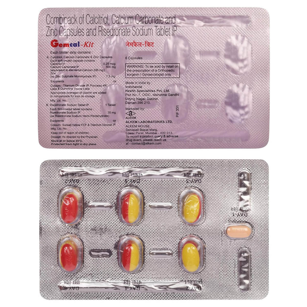 Buy Gemcal-Kit Tablet 1's Online
