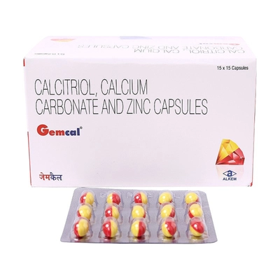 Gemcal Capsule 15's, Pack of 15 CAPSULES